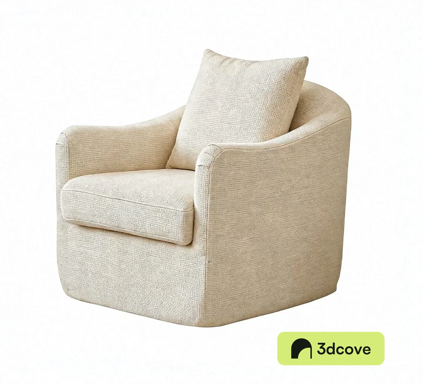 Cream-Colored Armchair