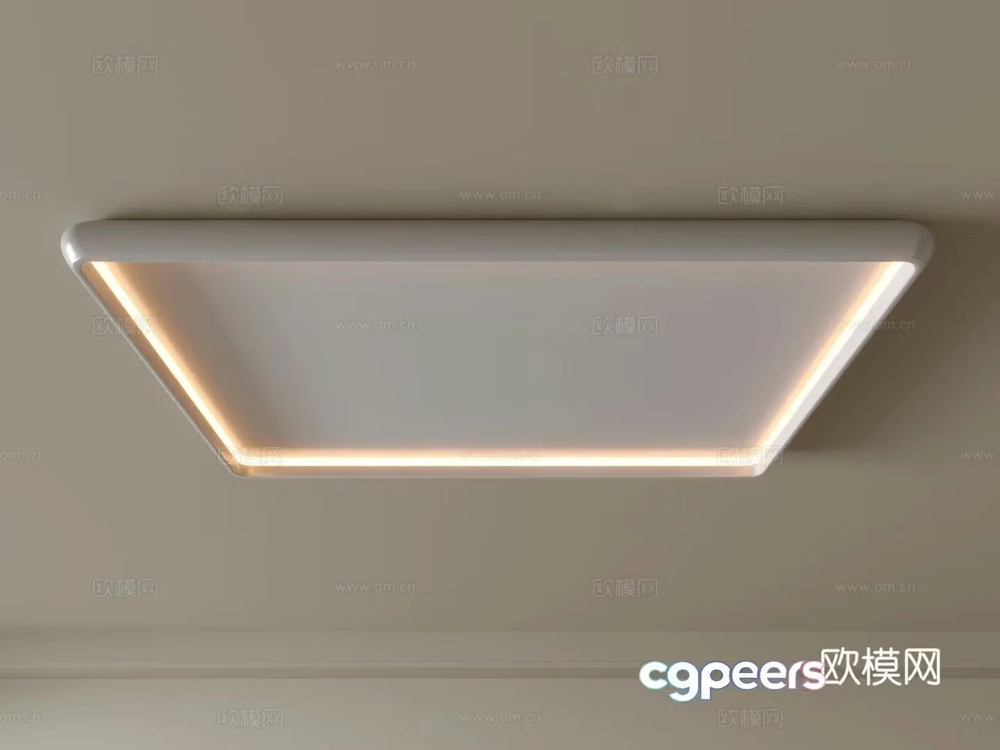 Modern ceiling lamp Geometric ceiling lamp Bedroom lamp Artistic shaped lamp Fashion living room lamp 3D model