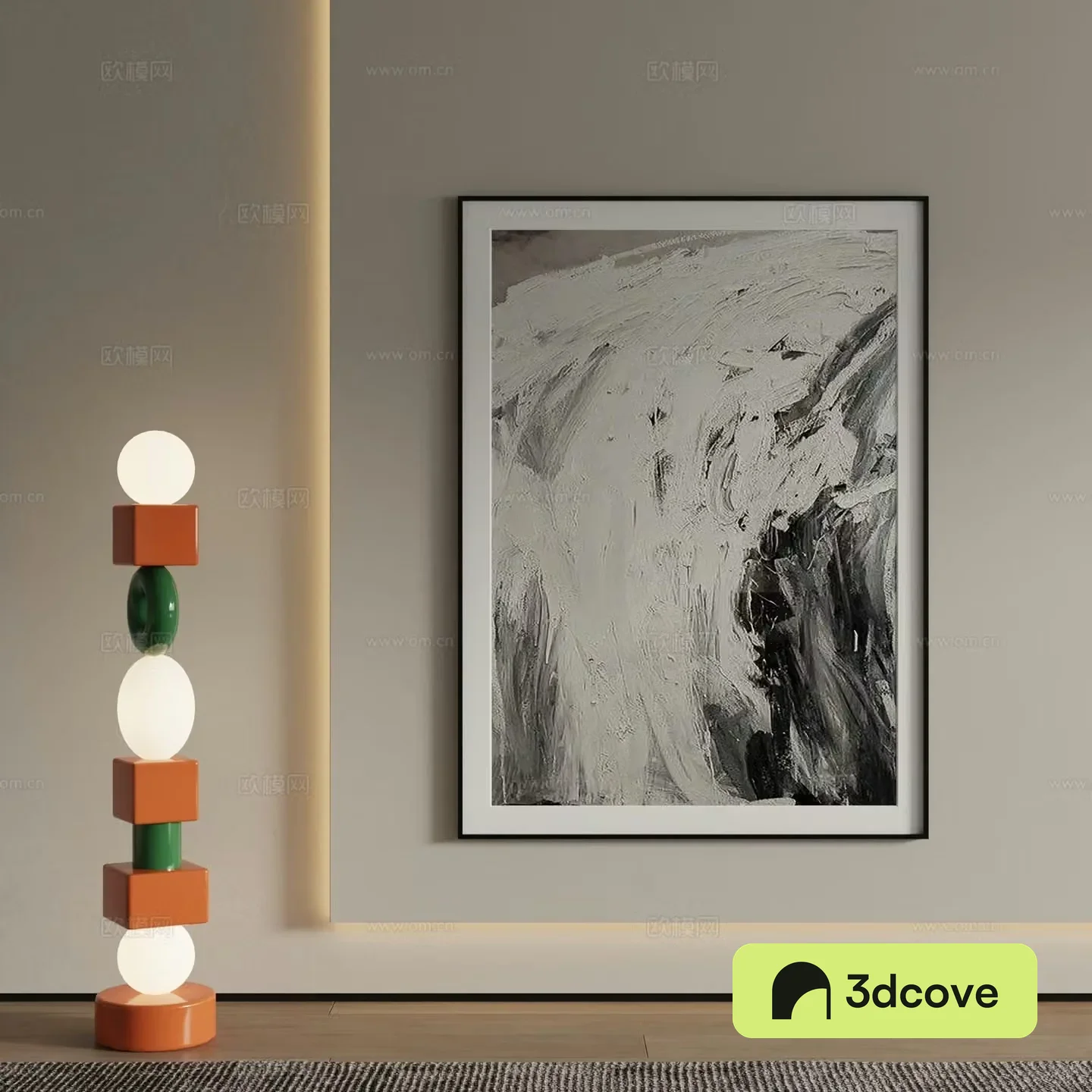 Modern decorative painting Texture painting