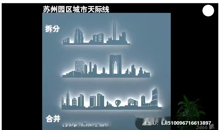 This Image Features A City Skyline 3D Model – 8742 – VRAY Render