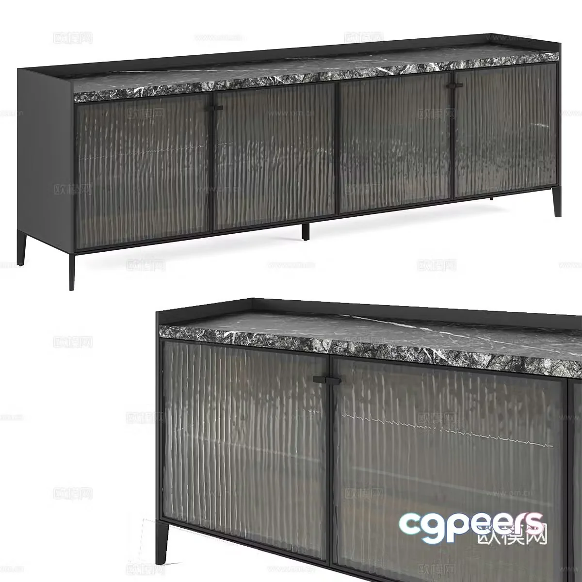 Decorative cabinet 3d model