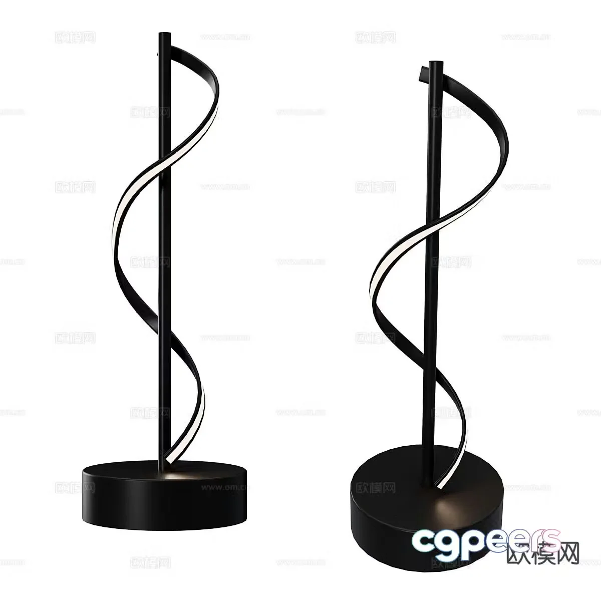 Modern desk lamp 3d model
