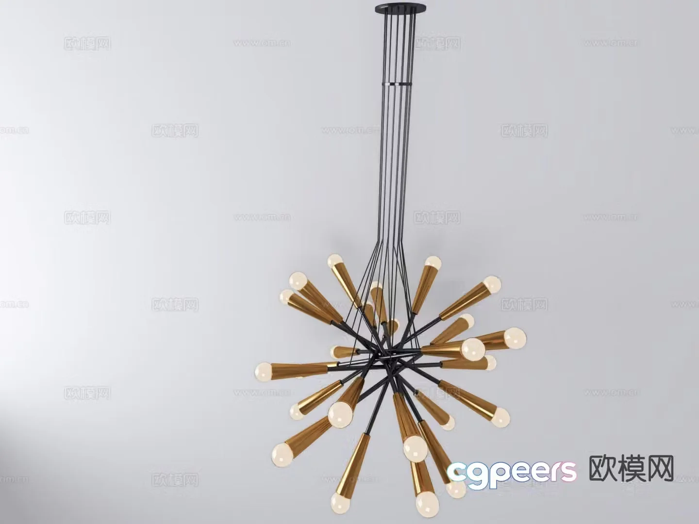 Creative chandelier art chandelier 3d model