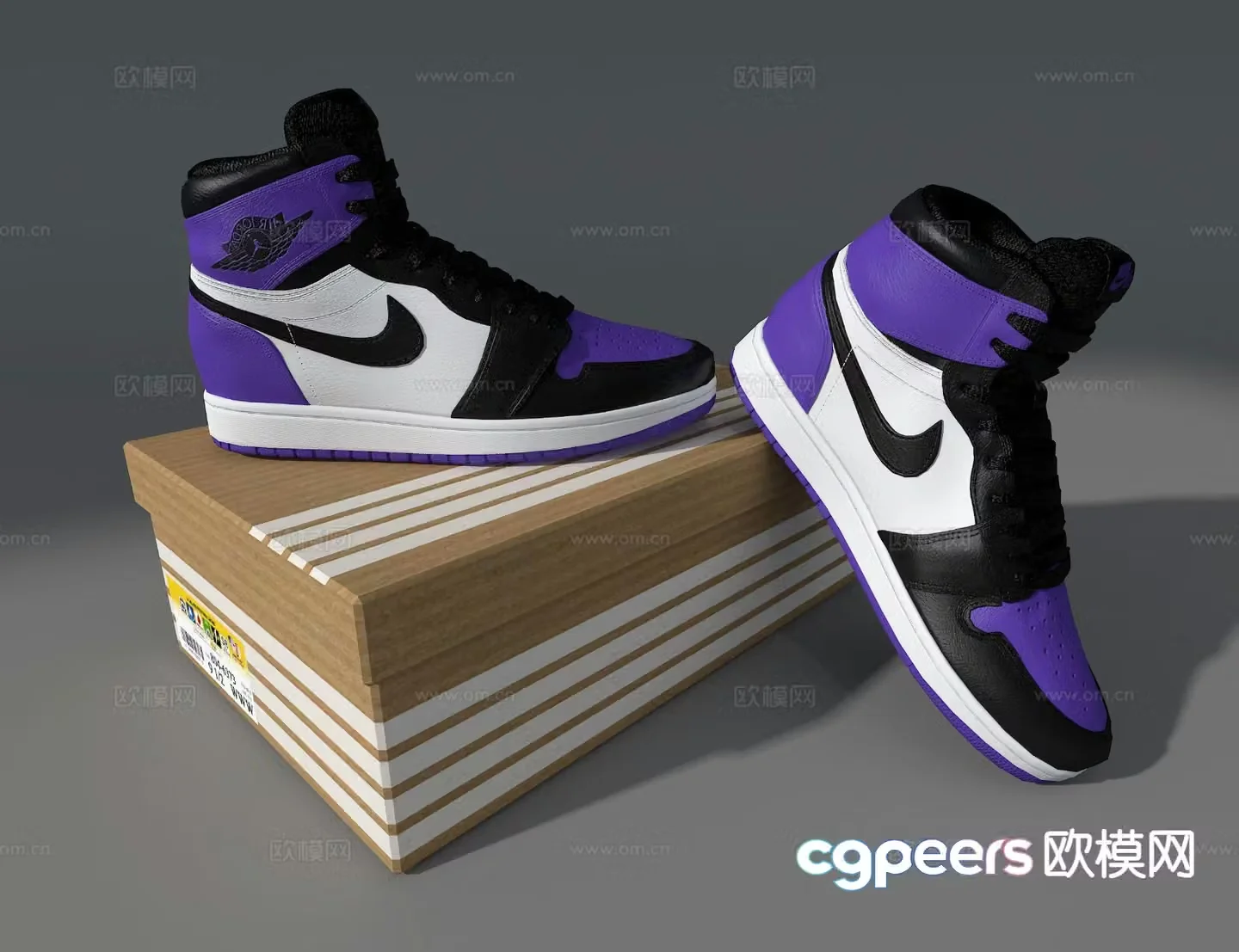 shoes sneakers nike shoes 3d model