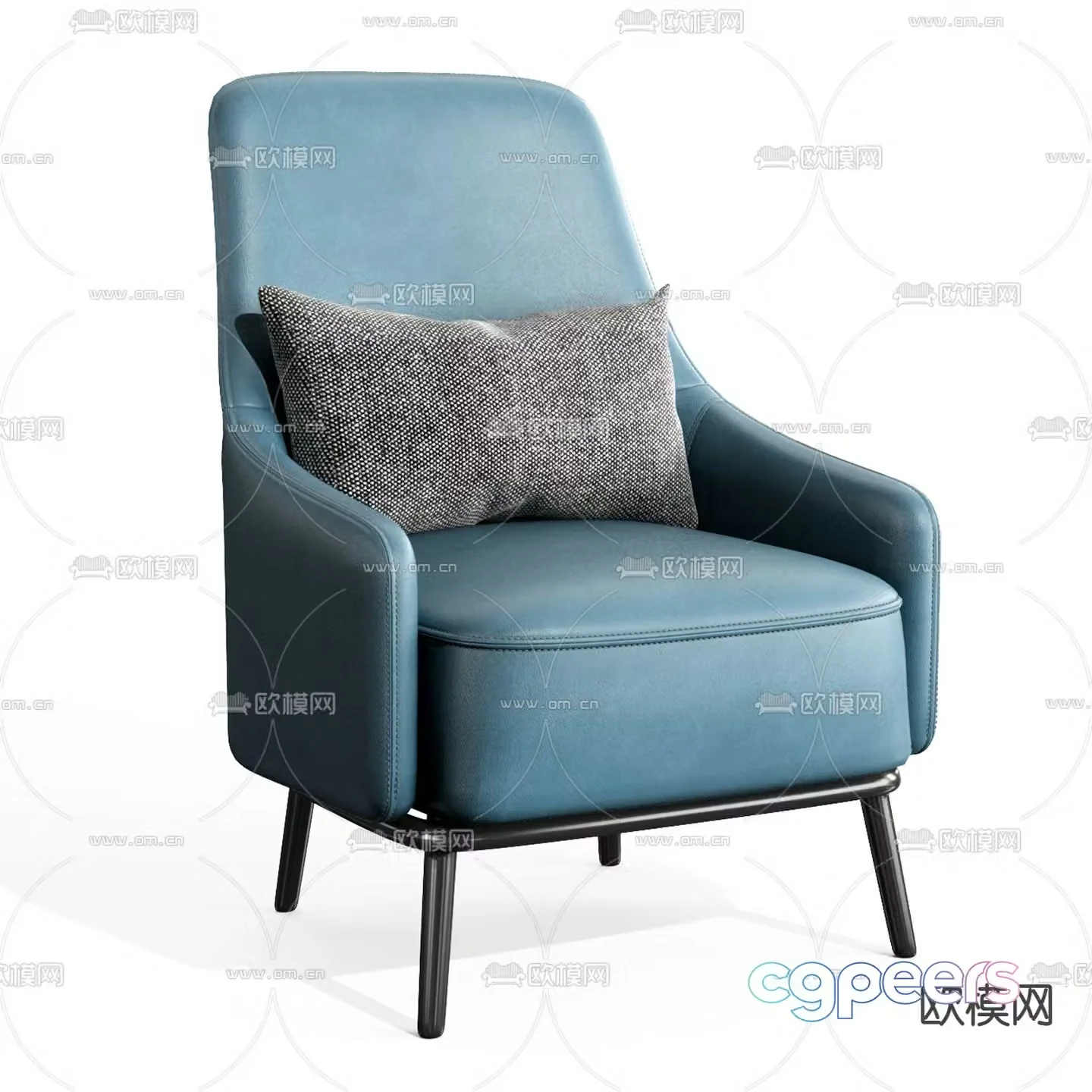 Poliform lounge chair 3d model