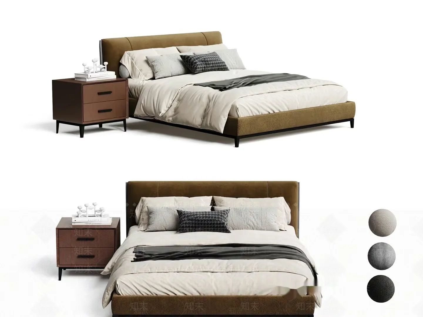 Cozy Bedroom 3D Model – 12772 – VRAY Render
