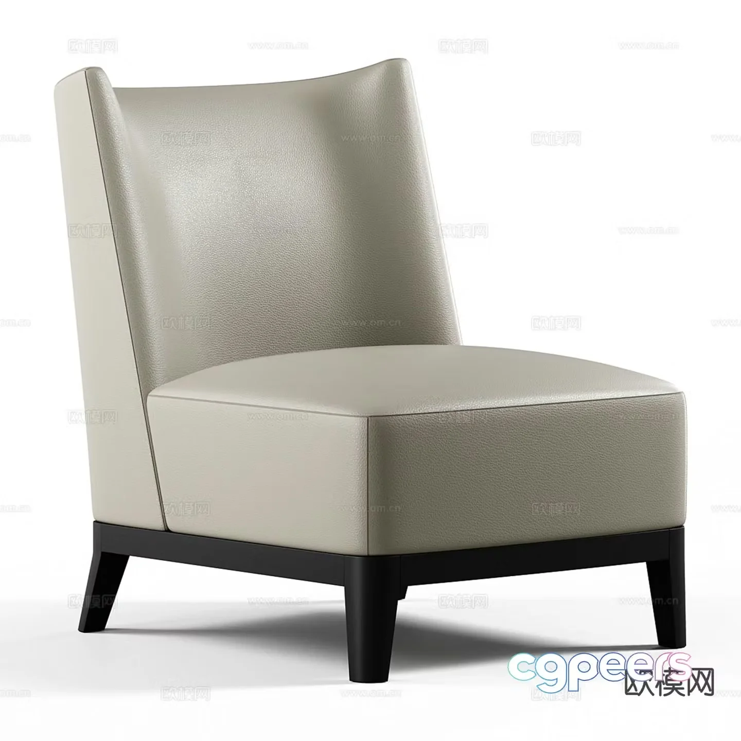 Liaigre modern lounge chair 3d model