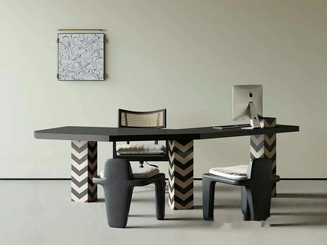 Modern Home Office 3D Model – 4175 – CORONA Render