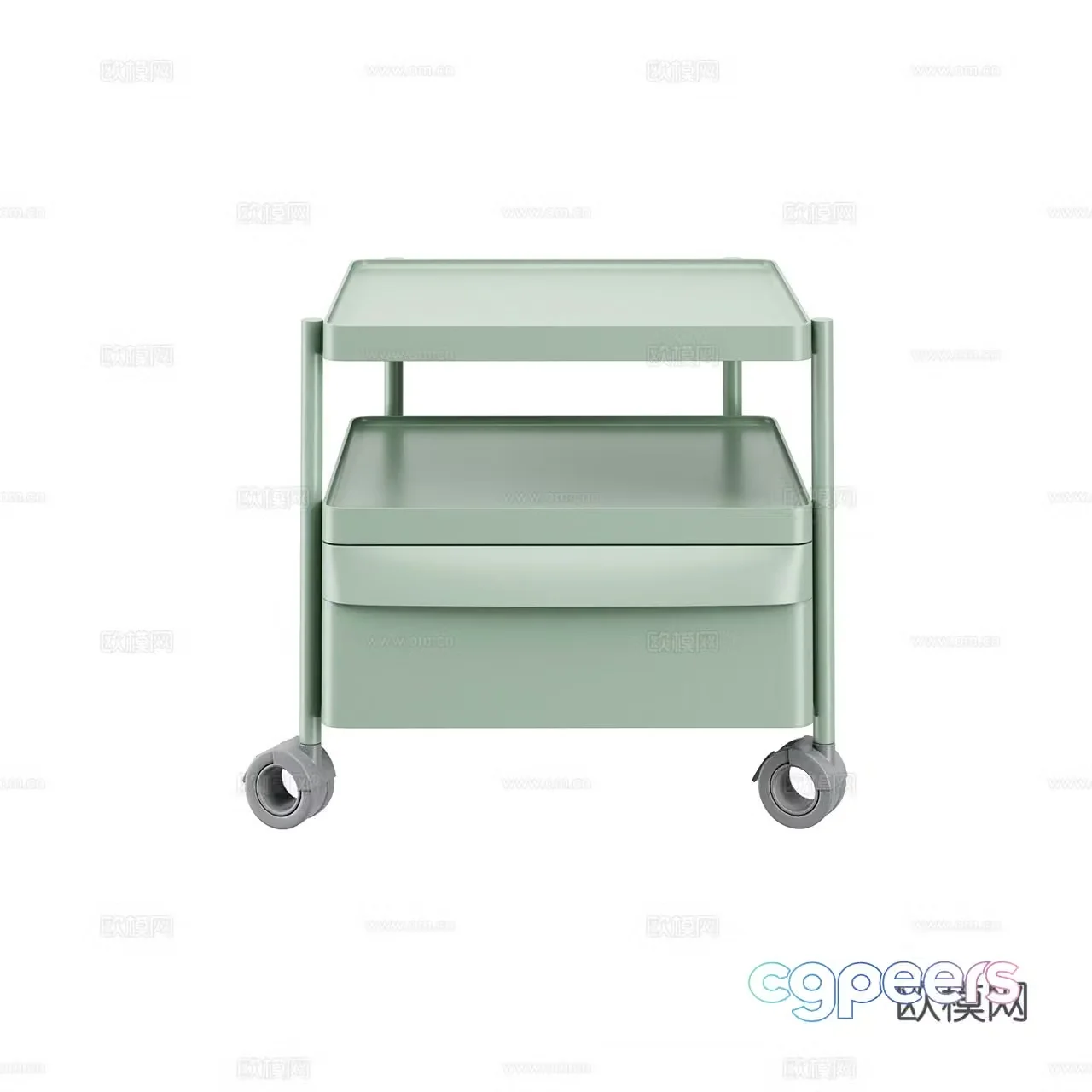 Pedrali Modern Stationery Cabinet Office Cabinet Office Chest of Drawer Storage Cabinet 3D Model