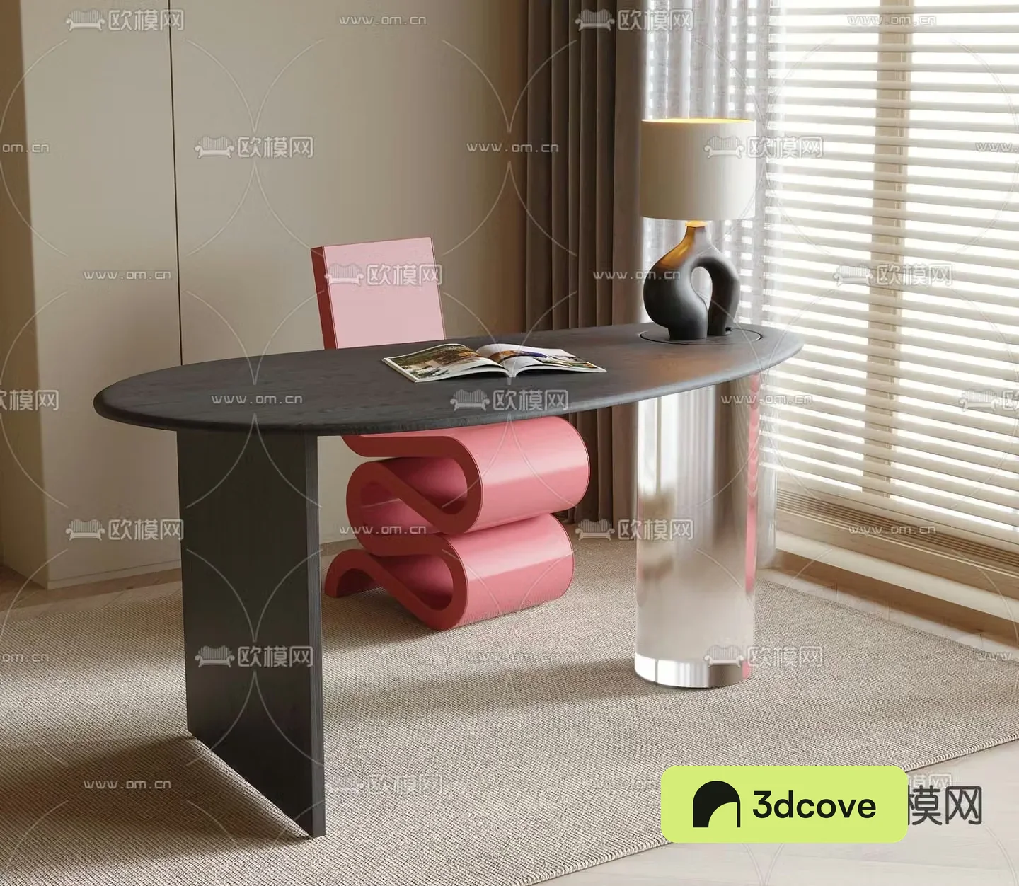 Postmodern desk chair desk