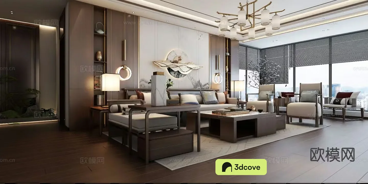 New Chinese style living room