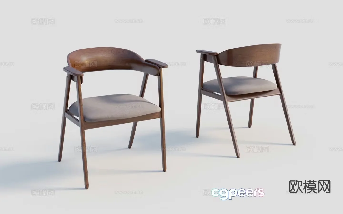 chair dining chair 3d model