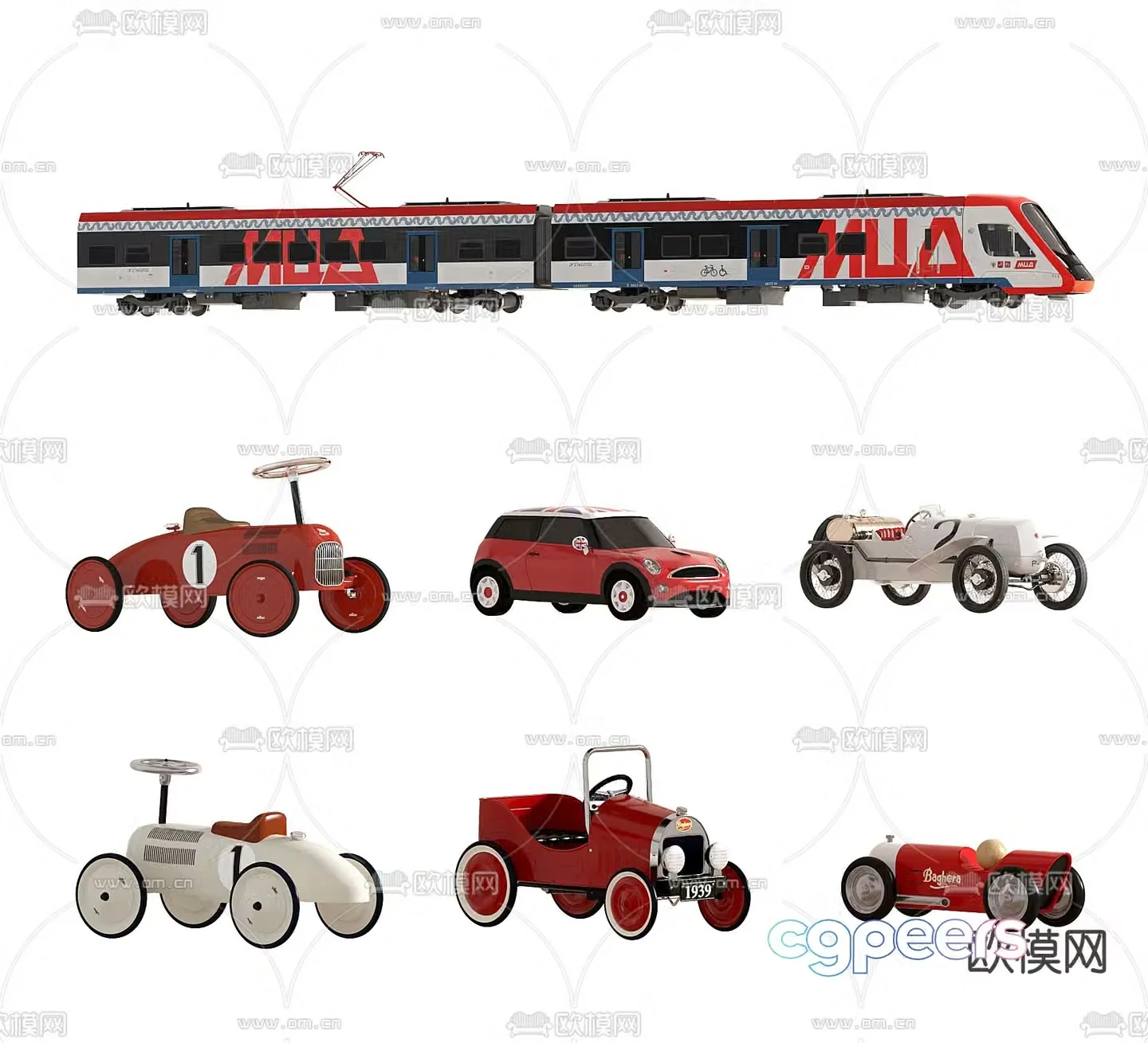 children’s toys children’s car toy car 3d model