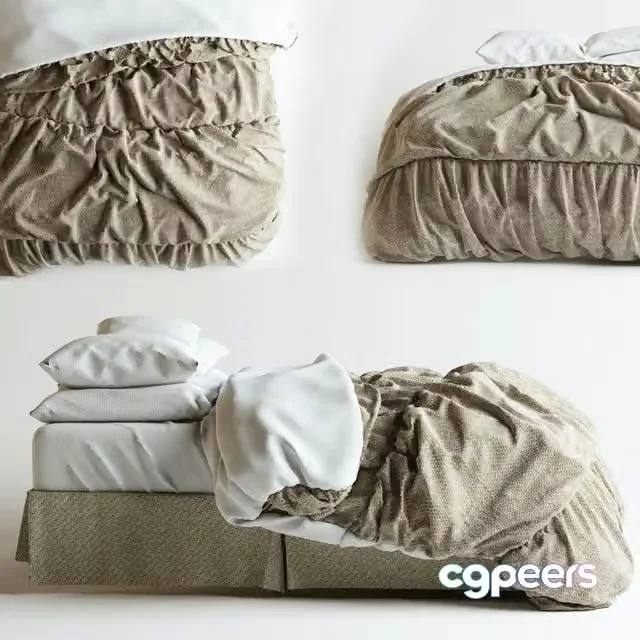3ds Max Free – Bed linen