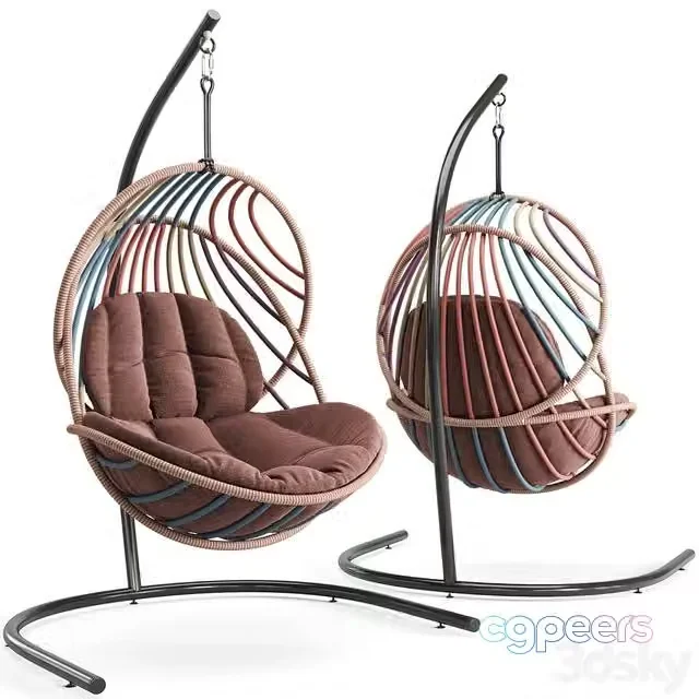 3ds Max Free – Dedon Hanging Lounge Chair Kida
