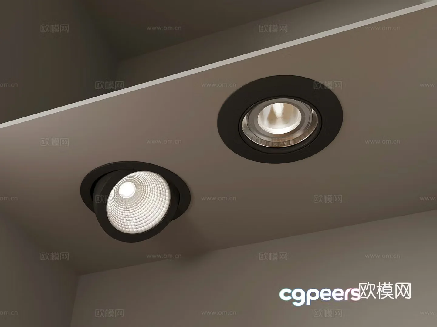 Downlight Modern downlight Spotlight 3d model