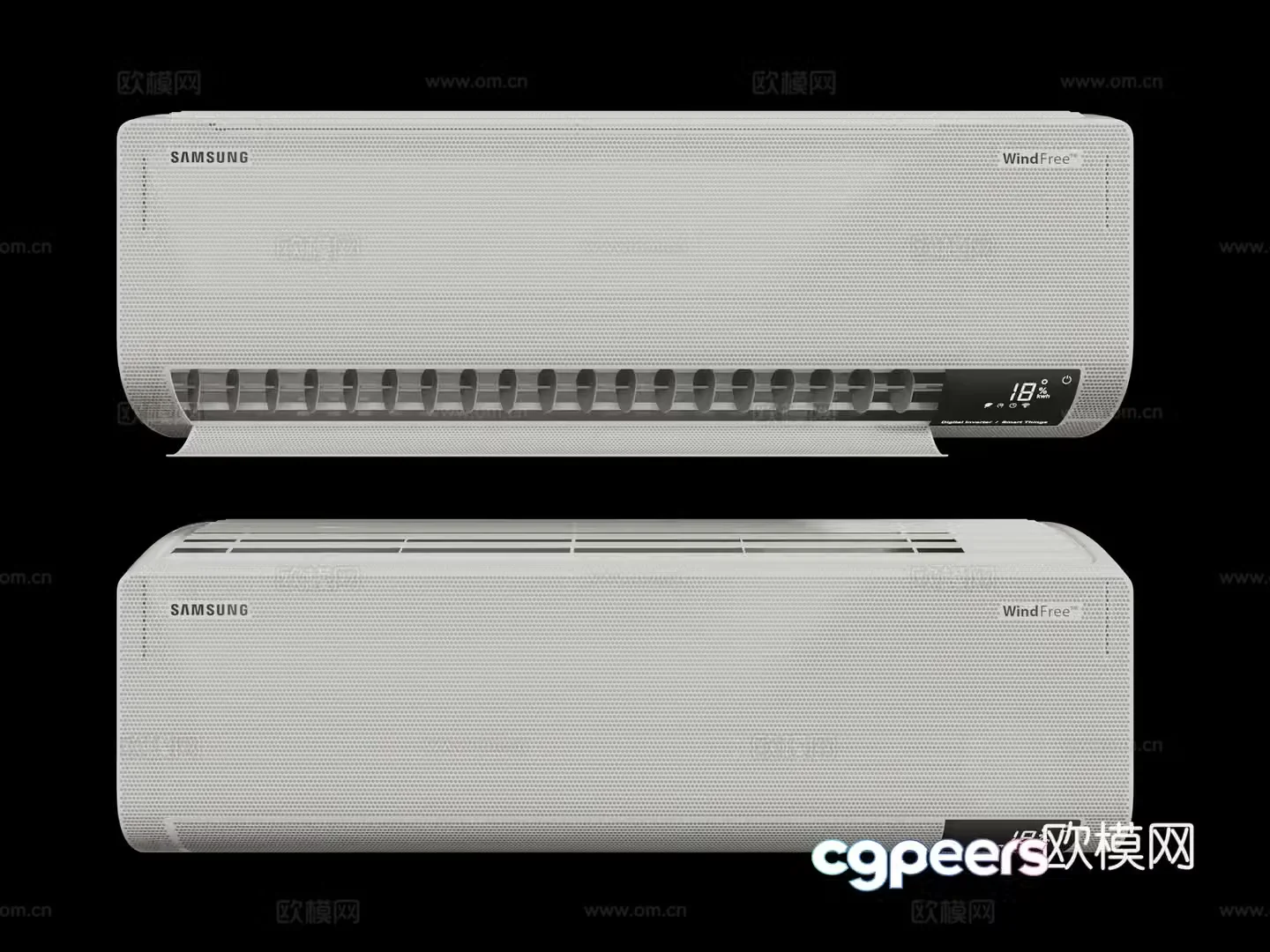 Modern air conditioner wall-mounted air conditioner indoor air conditioner 3D model