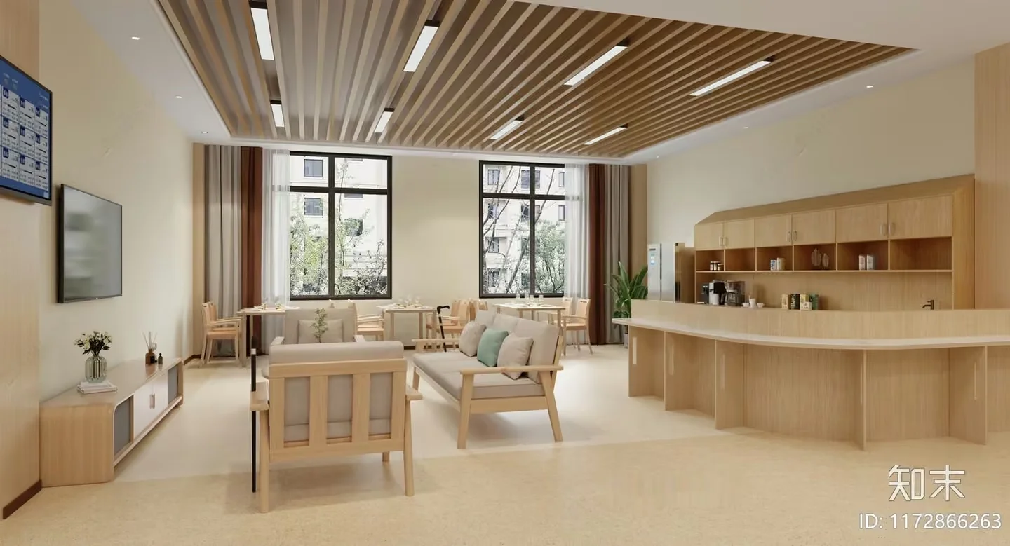 Modern Living Room 3D Model – 5170 – VRAY Render