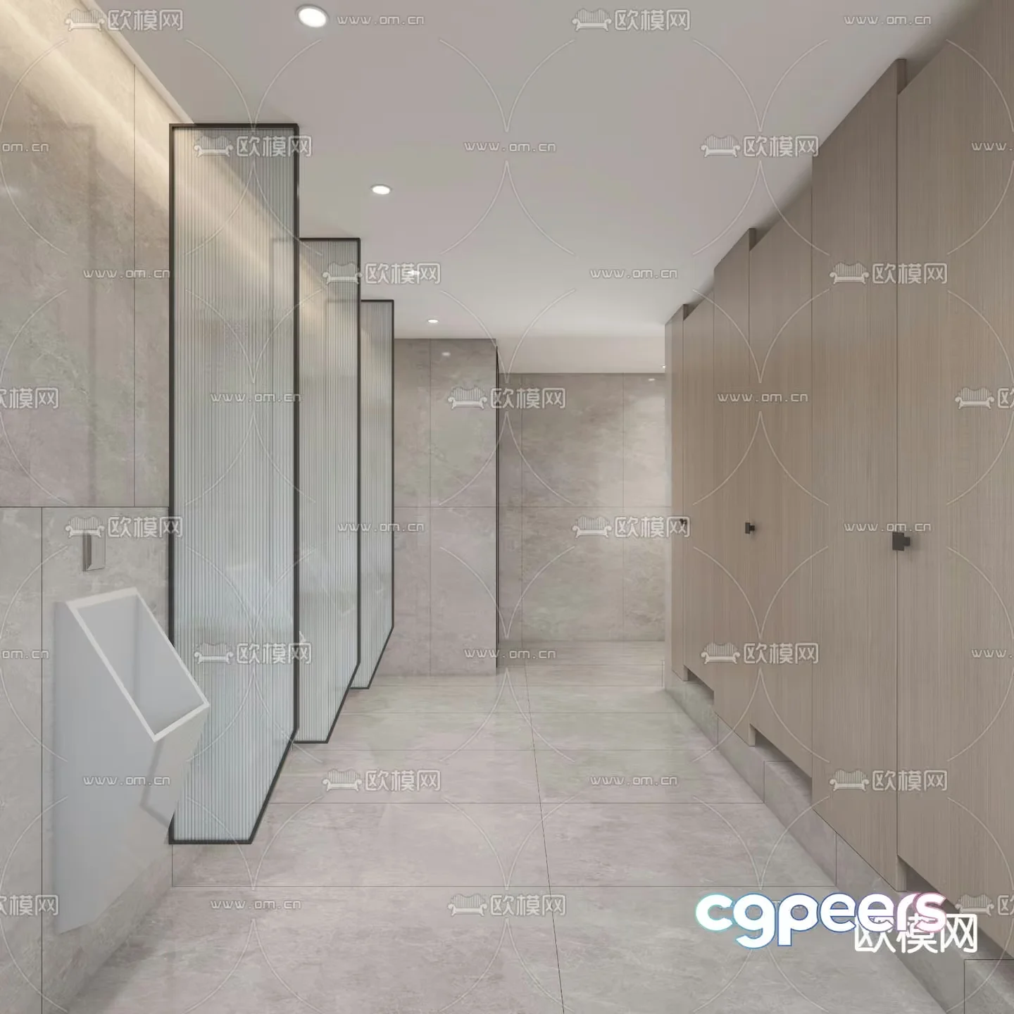 Modern Bathroom Design 3D Model – 13620 – VRAY Render