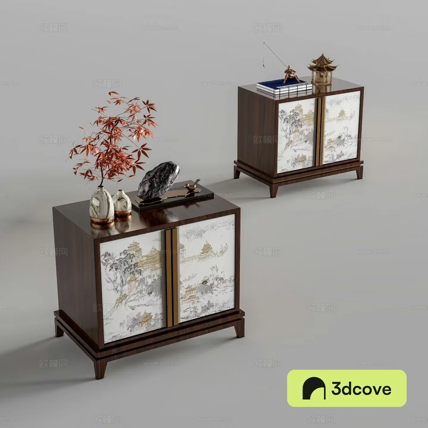 New Chinese style bedside table