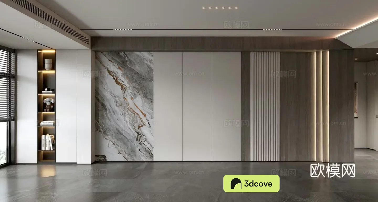 Modern sofa background wall