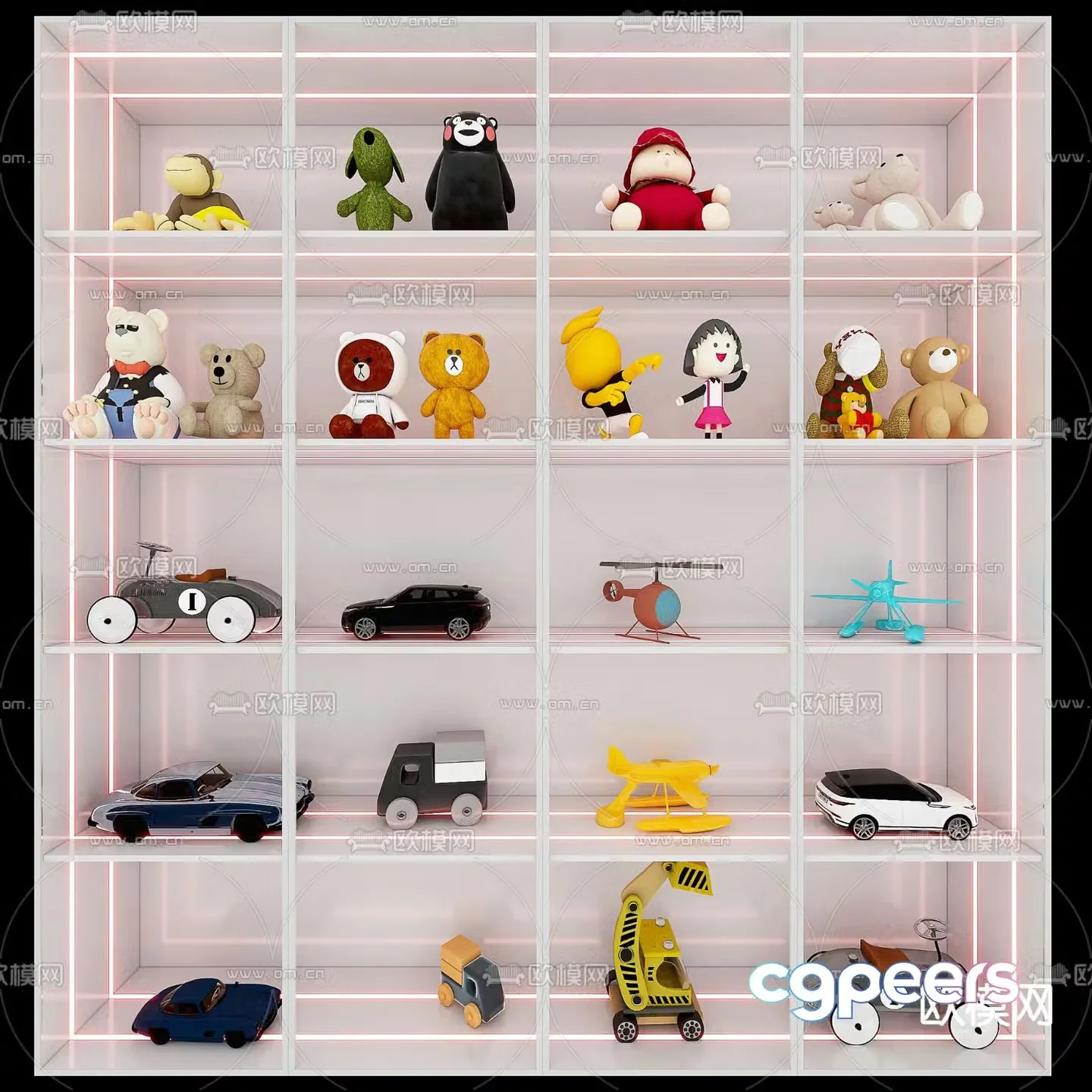 toy doll doll 3d model