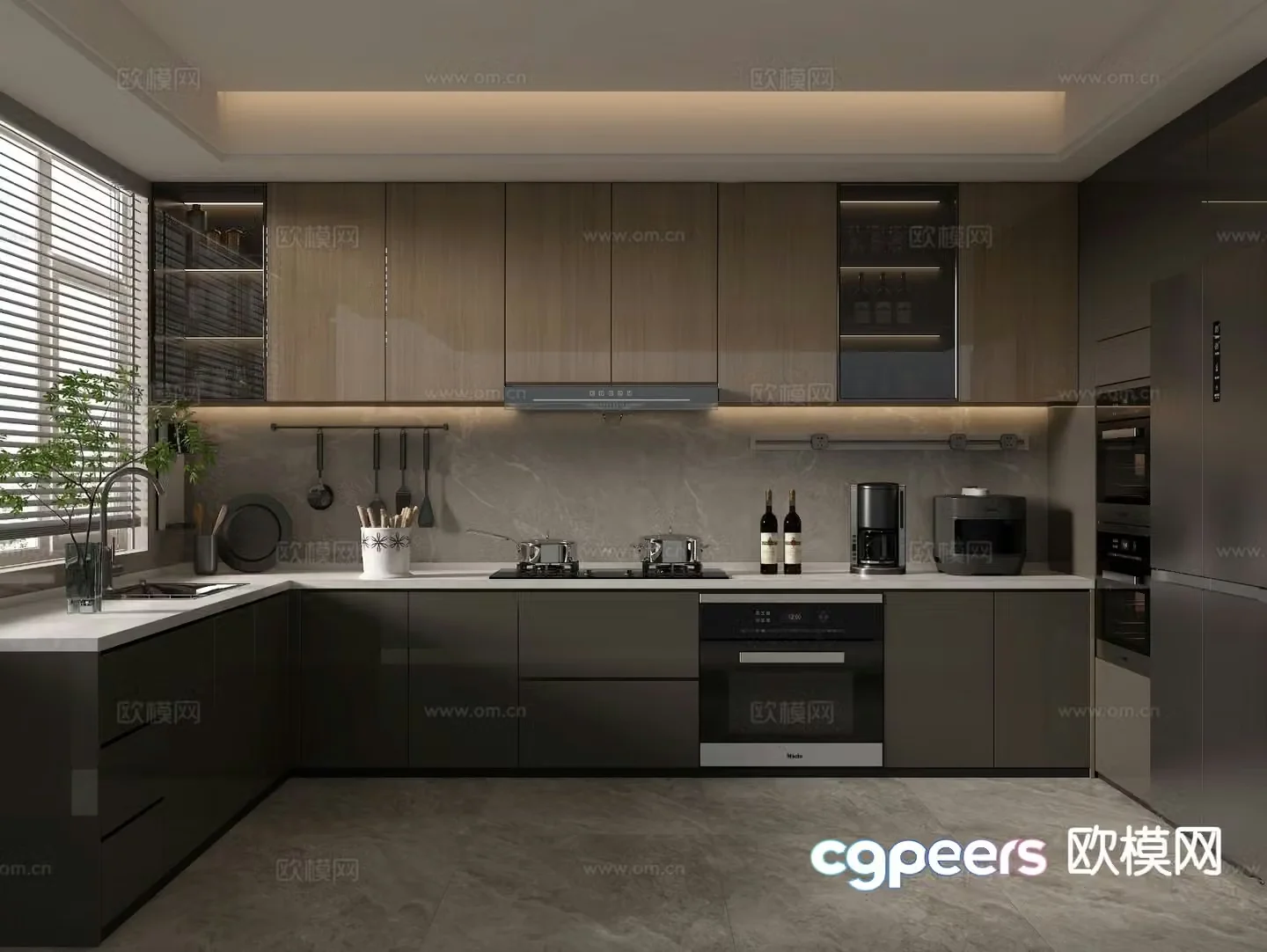 Italian kitchen 3d model