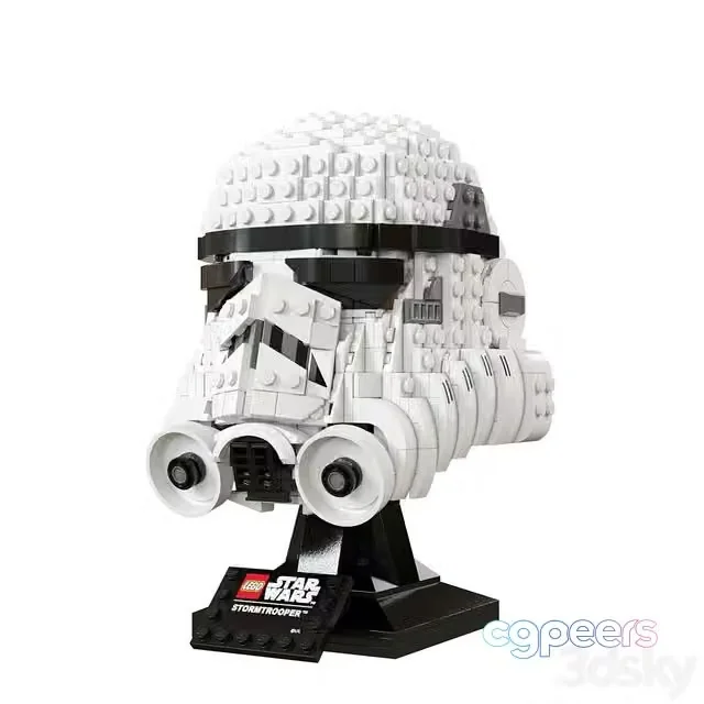 3ds Max Free – Lego Star Wars Helmet Storm Trooper