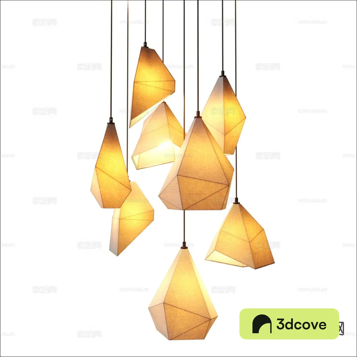Modern interior chandelier