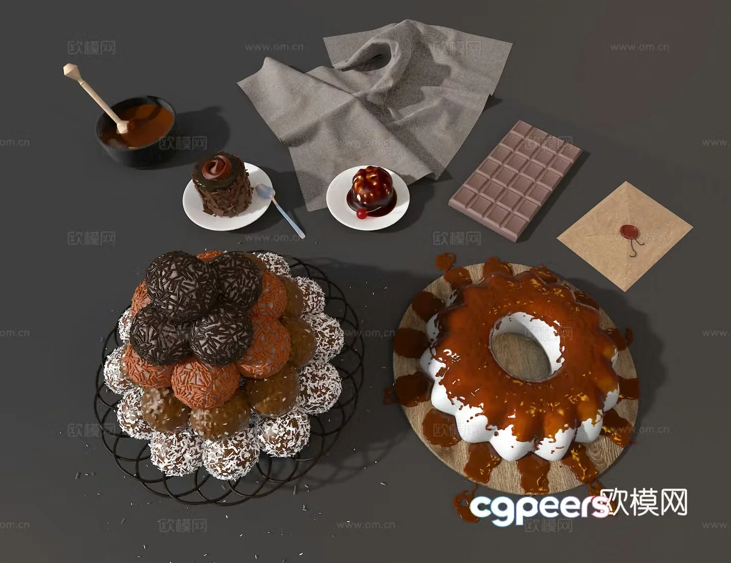 Pastry 3d model