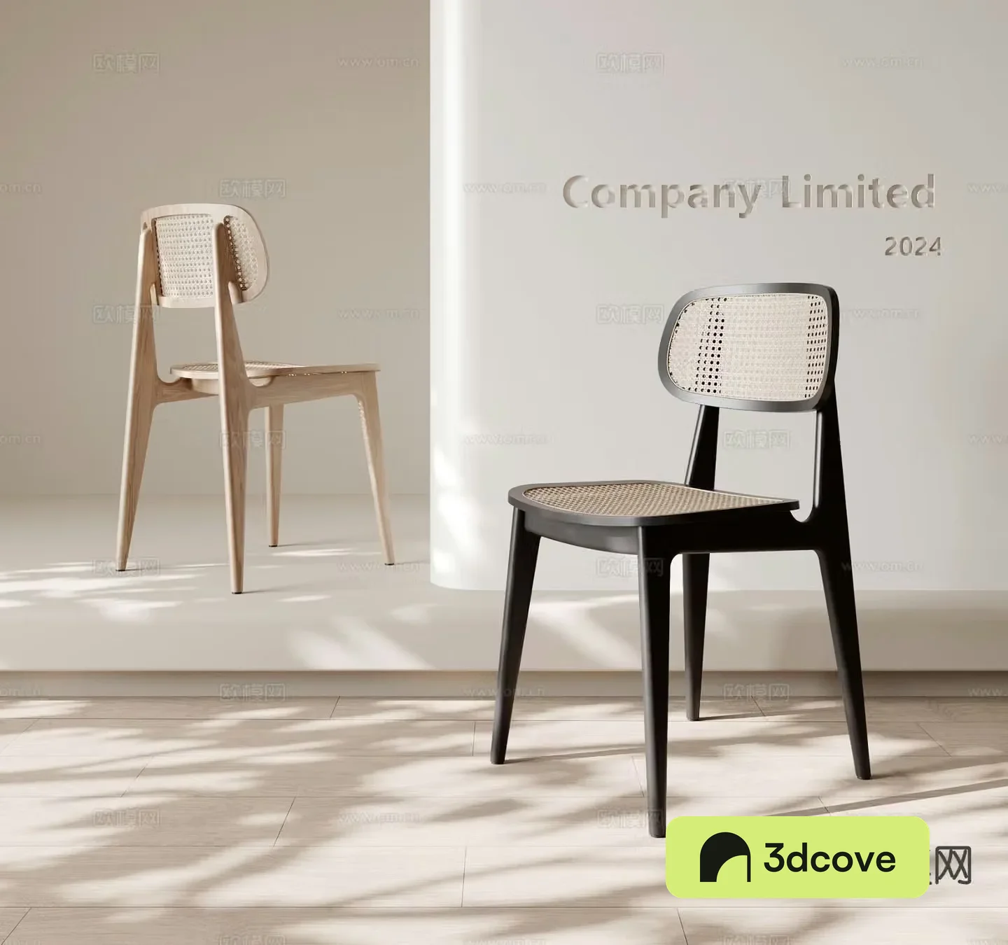 Wabi-sabi style single chair dining chair