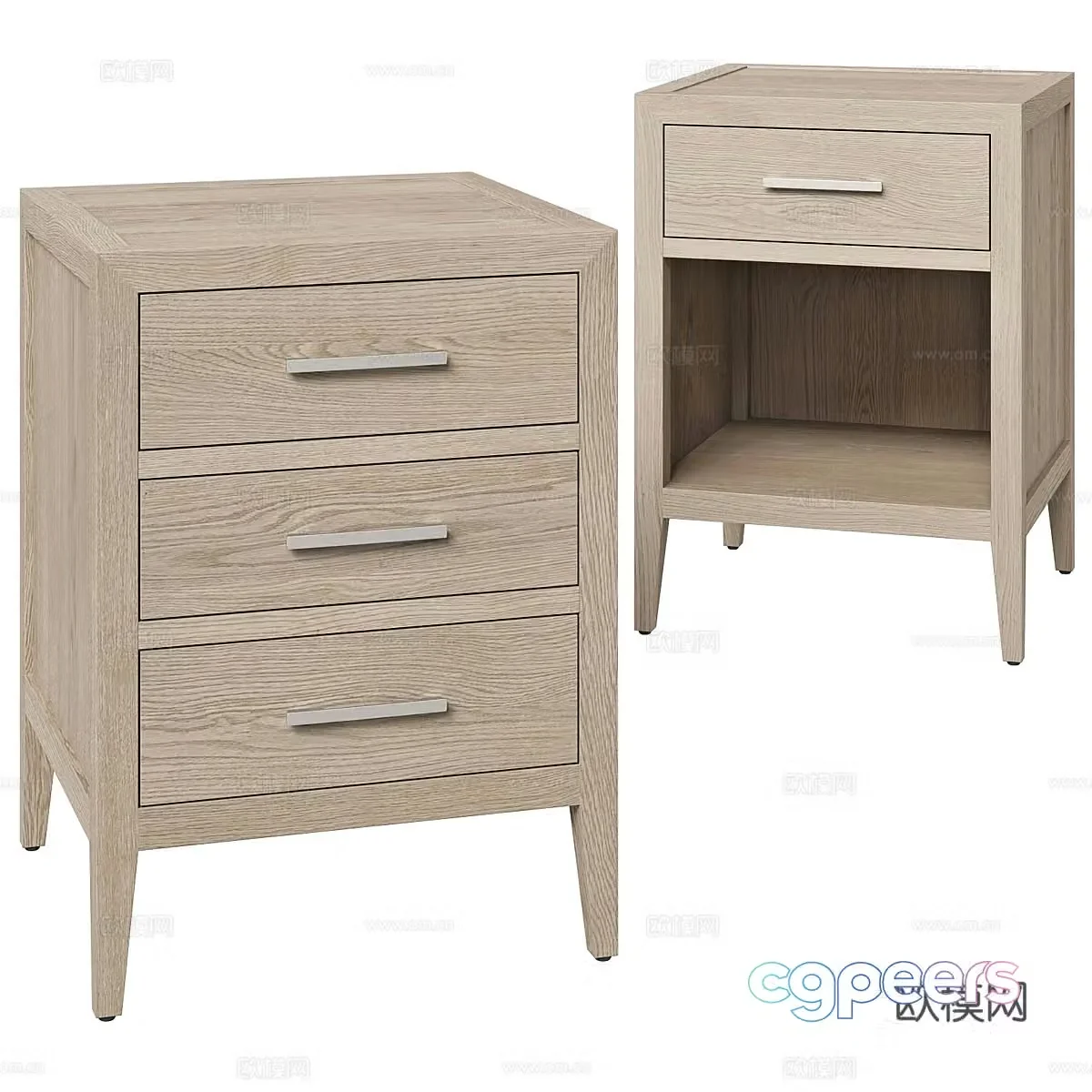 3d model of chest of drawers