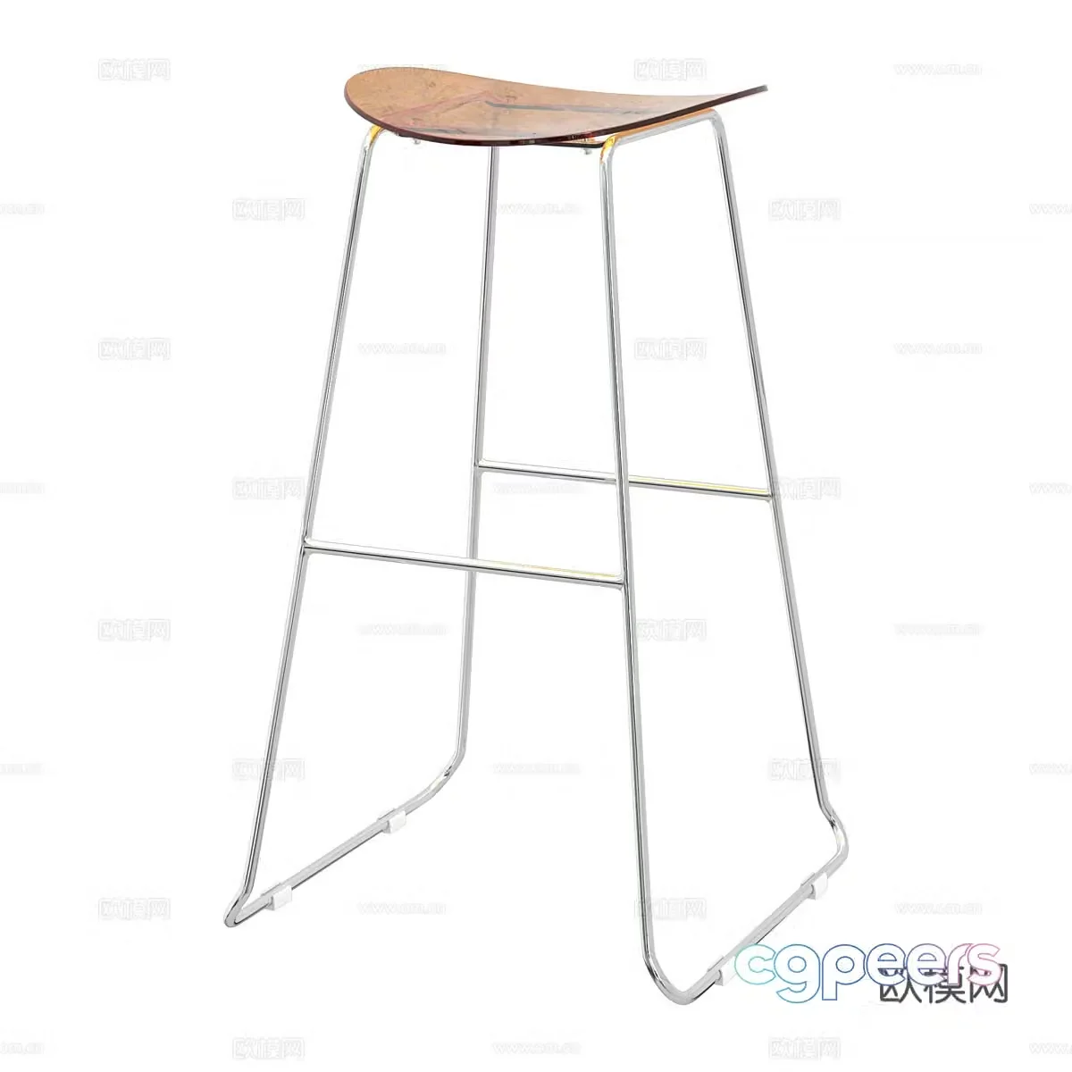 Modern simple bar chair Bar chair Simple bar chair Leisure bar chair Stool Bar chair 3D model