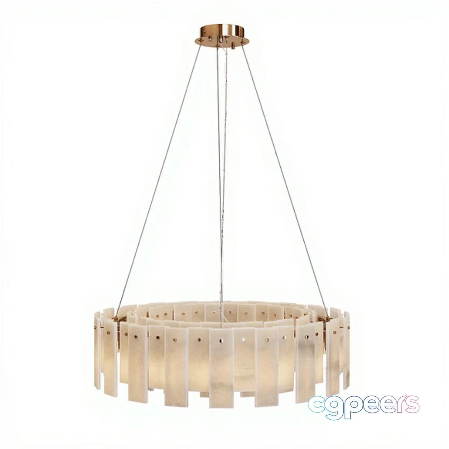 Gold Light Fixture 3D Model – 12002 – CORONA Render