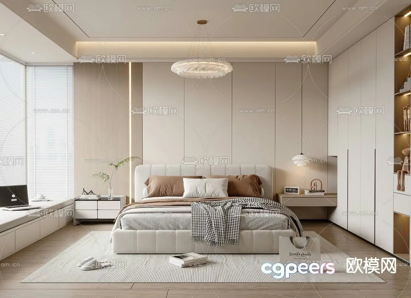 Modern bedroom Master bedroom Master room 3d model