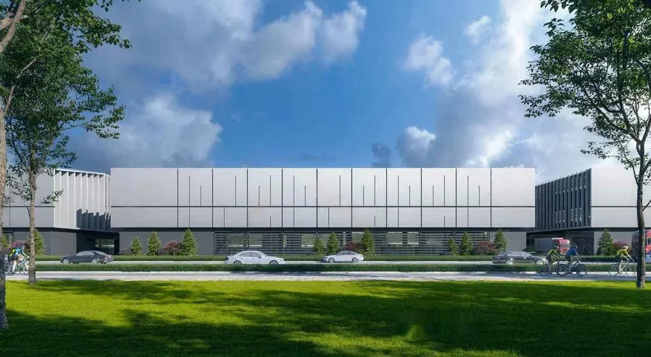 A Large Building With A Modern Design 3D Model – 4005 – VRAY Render