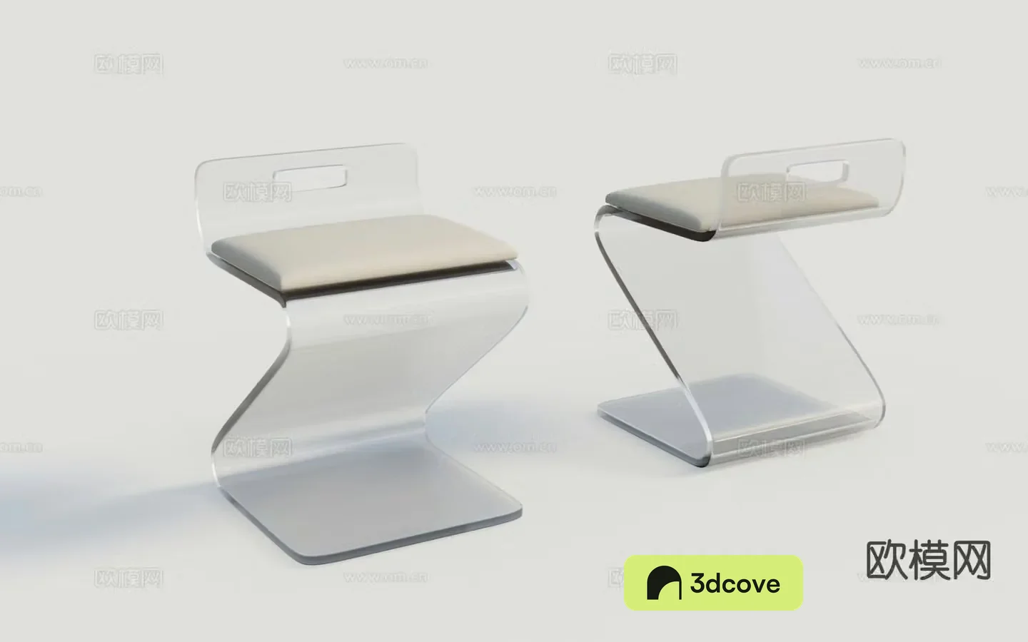 Acrylic chair leisure chair