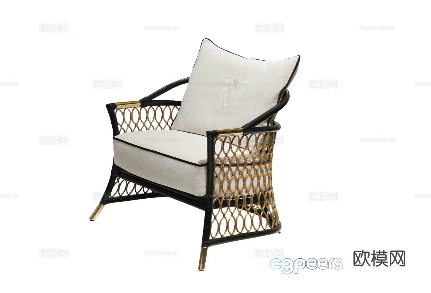 Visionnaire FARNESE Armchair 3d Model