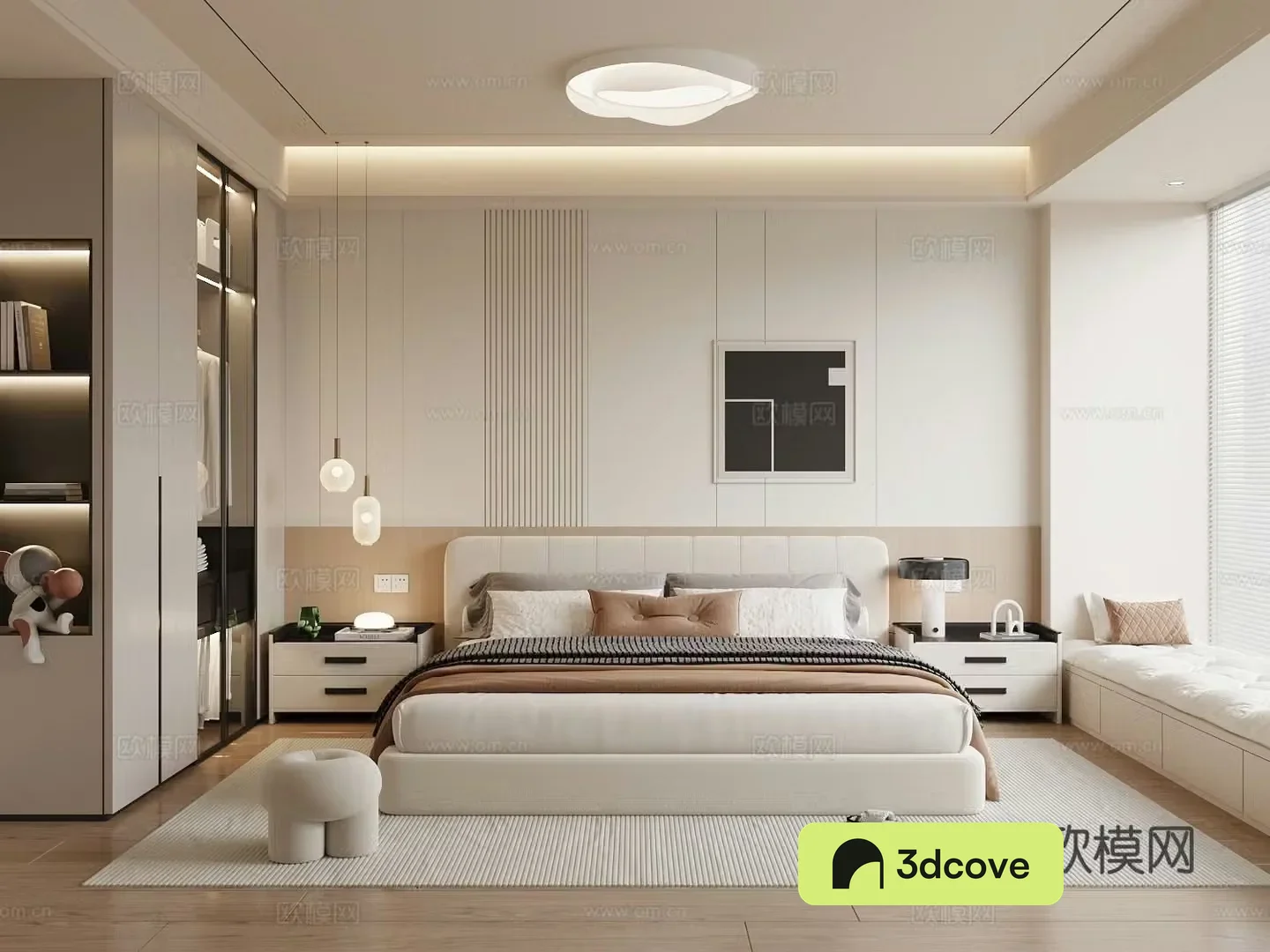 Creamy Bedroom Master Bedroom