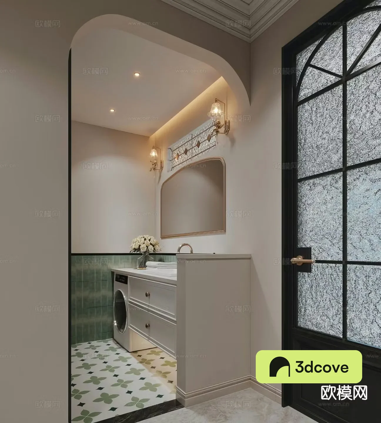 American toilet bathroom dry area