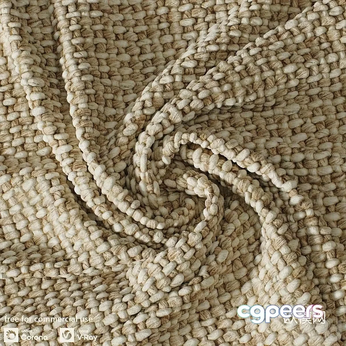 New Chinese style Wasabi wool fabric 3D model
