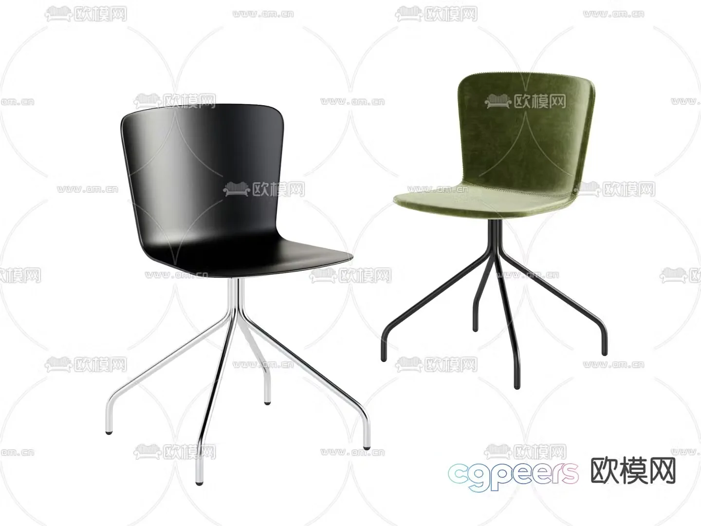 Office chair conference chair staff chair 3d model