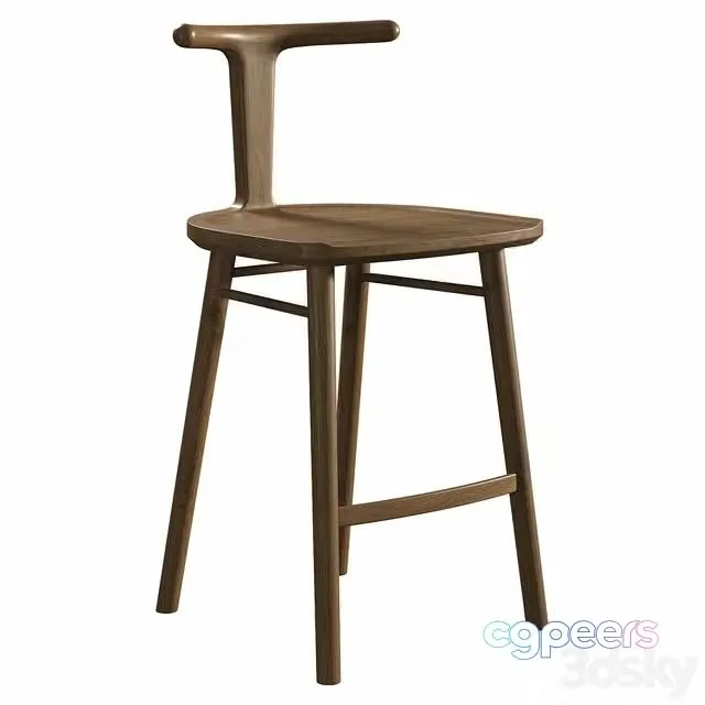 3ds Max Free – Oxbend Stool