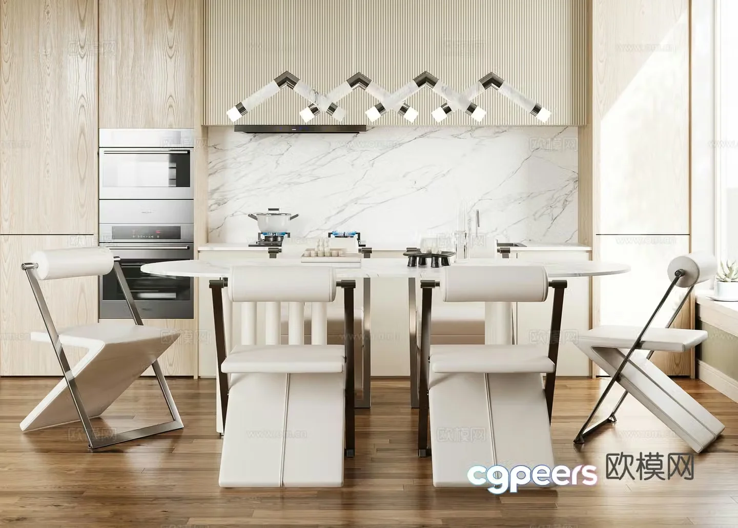 Creamy restaurant 3d model