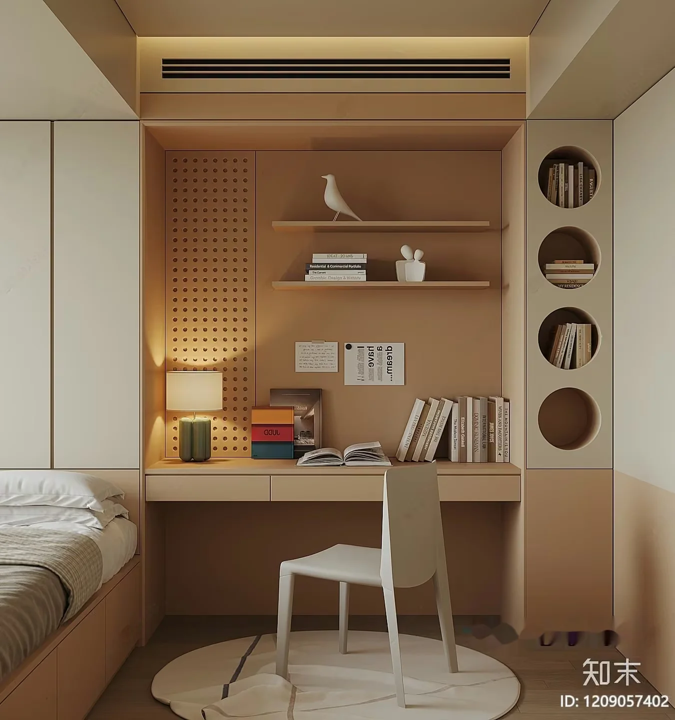 Modern Bedroom 3D Model – 220 – VRAY Render