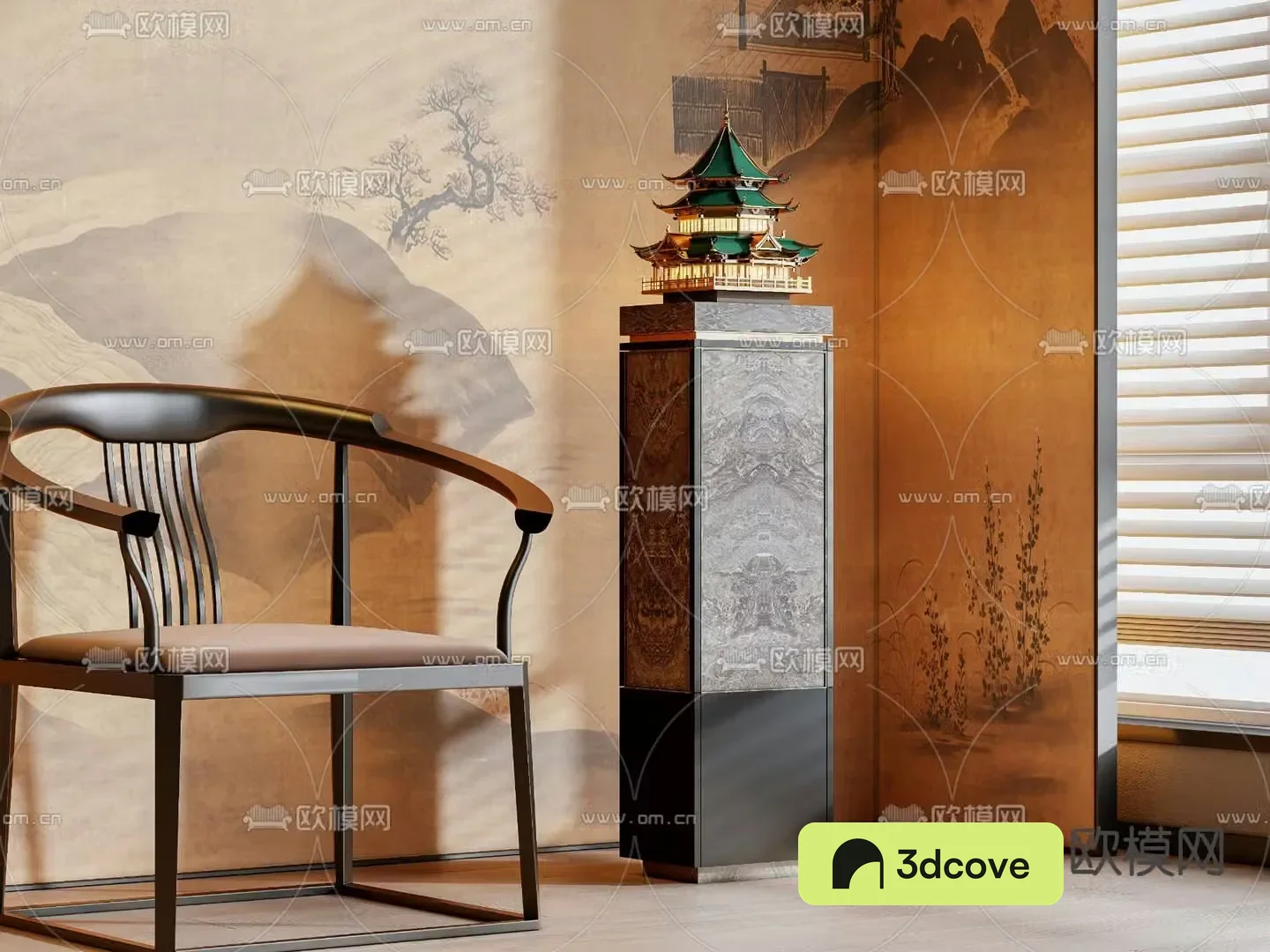 New Chinese style chair armchair