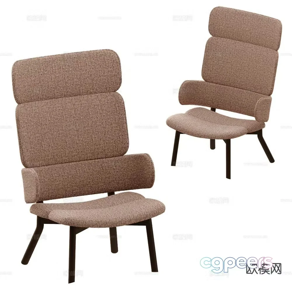 Innova modern chair lounge chair 3d model