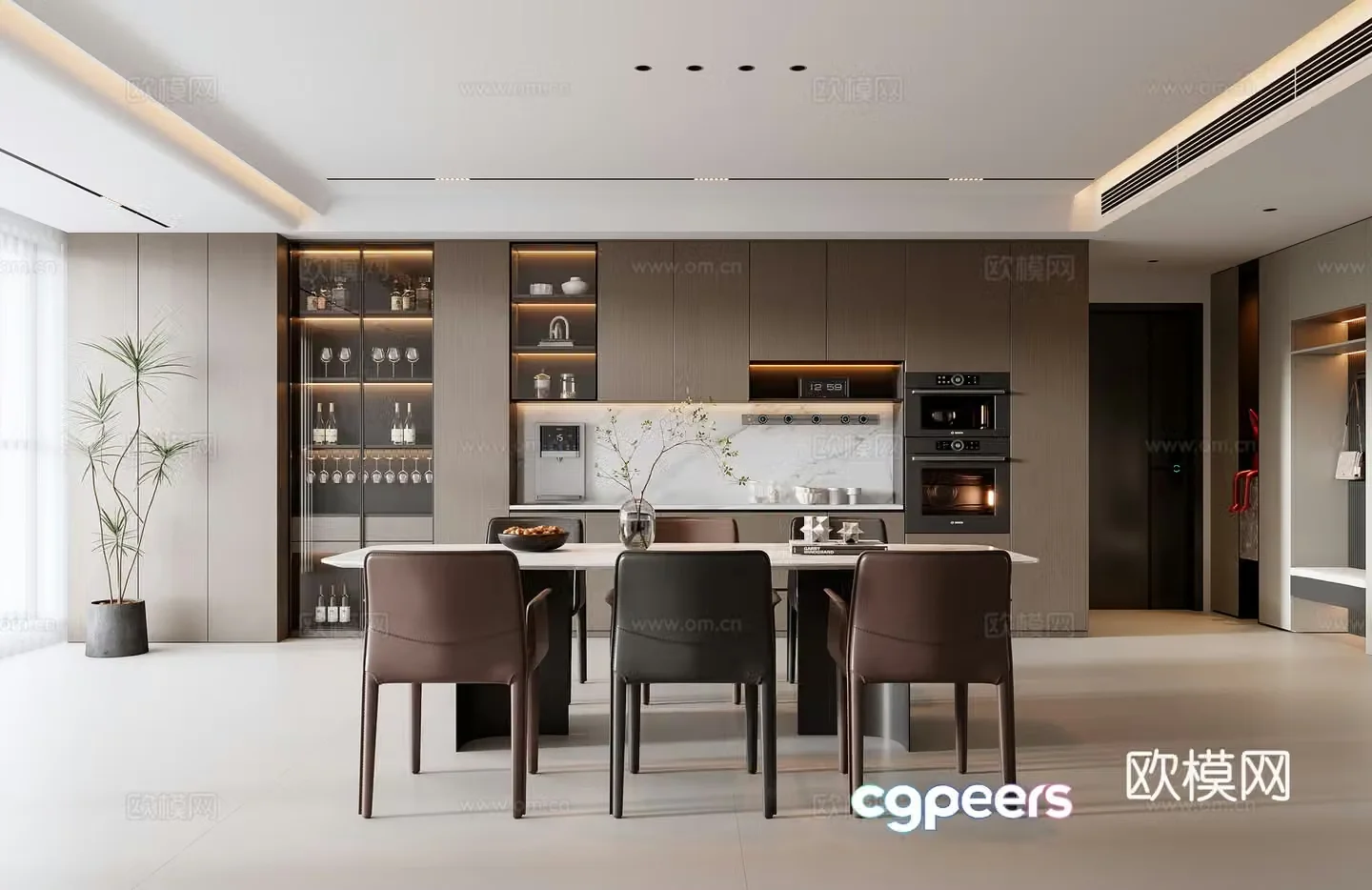Italian restaurant 3d model