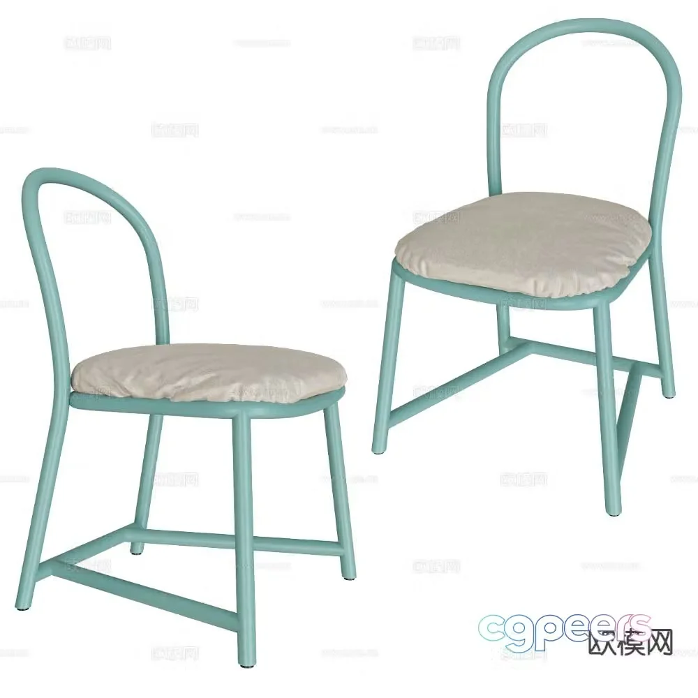 BAXTER chair dining chair 3d model