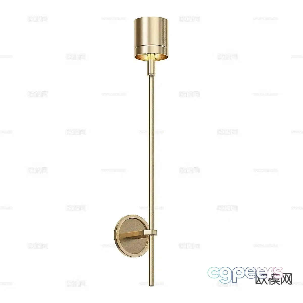 Light luxury wall lamp 3D model
